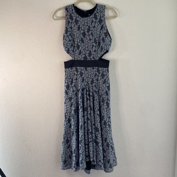 Alexis Maile Blue Lace Cutout Dress Sz small - Picture 3 of 8